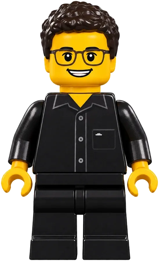 Matheus Mendes como um boneco LEGO
